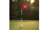 Putting Cup Set Easy to See Putting Flag Set Lightweight Athletic Gear for Driving Range