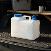 Water Container Jug with Spigot Rectangular Portable Water Tank Easy to Clean for Journeyers