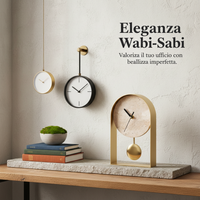 Luxury Modern Office Desk Clock Ornament for Study Room Bookshelf Decor