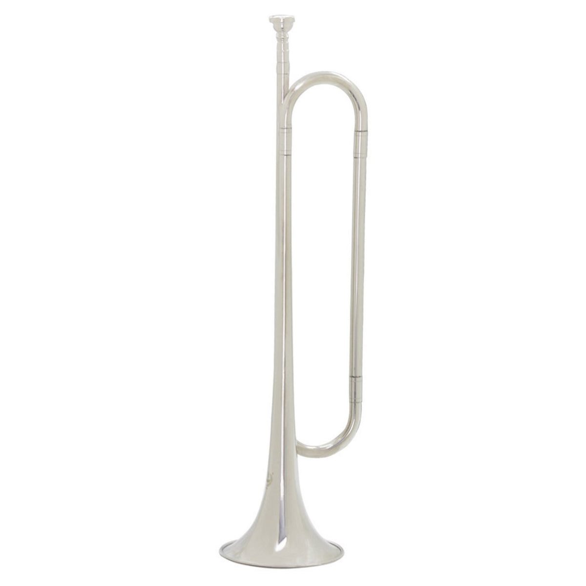 Youngster Trumpet Polished Marching Trumpet Upright Brass Bugle for Practice
