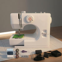 Stitch Selector Desktop Sewing Machine Included Foot Pedal Compact Sewing Machine Top Controls Home Craft Tool Quick Repairs