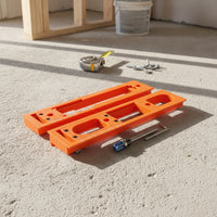 2 Pieces Door Hinge Jig Exact Hinge Slotting Template Accurate for Woodworkers
