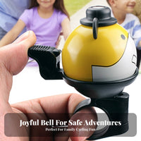 Kids Bike Bell Crisp Sound Cartoon Cycle Bell Easy to Install children's Cycle Chime for Parents, School Route Commute, Outdoor Activities