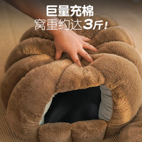 狗窝冬季保暖封闭式猫窝四季通用泰迪小型犬冬天狗床宠物睡觉窝