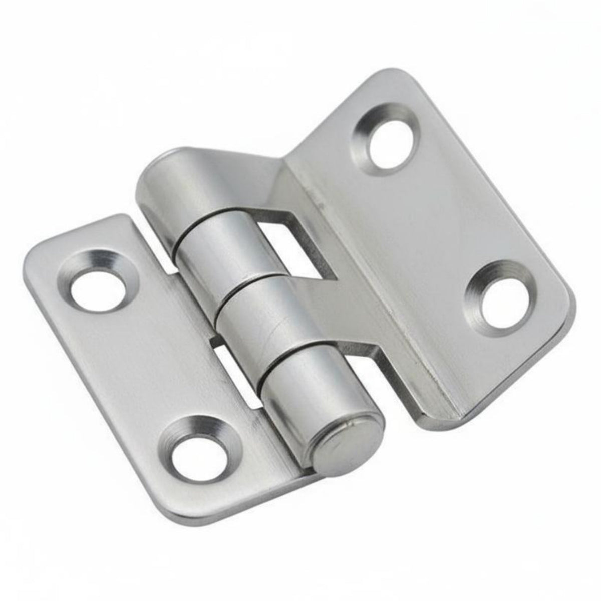 Thickened Offset Tri-Fold Hinge 304 Stainless Steel Hinge Mirror Finish Industrial Hardware for Manufacturers