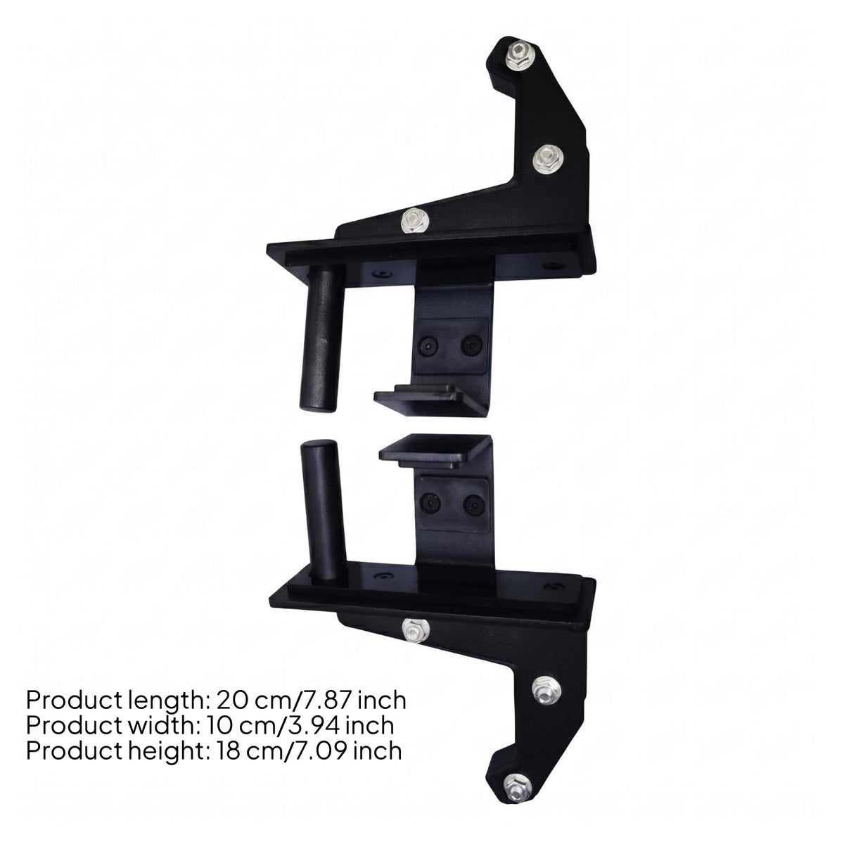 Fitness Rack Hook Steel Barbell Hook Black Metal Exercise Equipment
