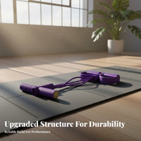 Foot Pedal Puller Multi-Functional Sit-up Pull Rope Multifunction Pedal Puller Exerciser for Beginners, Home, Travel, Office