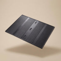 Cast Grill Plate Raised Ribs Ribbed Grill Plate Cooking Gear for Barbecue