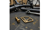 Titanium Alloy Front Fork Cable Guide Scratch Resistant Cycle Brake Cable Guide Lightweight Easy Installation
