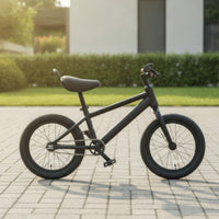 Child Bike Seat Saddle Replacement Padded Bike Saddle with Handle Easy Installation Cycle Seat with Seatpost for Young Children