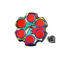 Rubber Striking Face Wall-Mounted Boxing Target Adjustable Volume Wall Mounted Punching Pad Fast Charging Light-up Punch Pad Built-in Counter