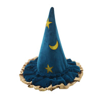 Celestial Witch Hat Ruffled Pointed Hat Costume Halloween for Witches