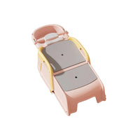 Armrests Foldable Shampoo Chair Drainage Openings Reclining Shampoo Chair Rounded Edges Home Furniture Compact