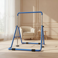 Foldable Kids Gymnastics Bar Floor-Standing Folding Gymnastics Bar Indoor Equipment Stable for Gymnasts, Toddlers, Home, Playroom, Bedroom