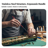 Saxoph Single Spring Repair Tool Stainless Steel Clarinet Pin Spring Hook Musical Instrument Accessory for Home Workshop, Workshops