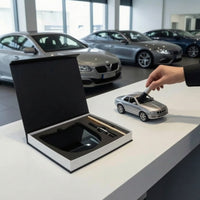Compact Paint Protection Film Demonstration Box Portable Car Film Demonstration Case Rigid Presentation Box with Foam Insert for Salespeople, Installers, Presentations, Showroom, Training