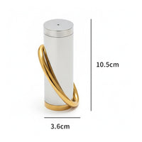 Condiment Jar with Lid Small Cylindrical Seasoning Container Modern for Dining Table