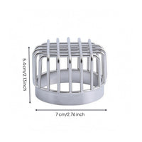Debris Blocking Stainless Steel Drain Filter Cover Clog Resistant Cylindrical Wire Drain Wire Basket for Outdoor