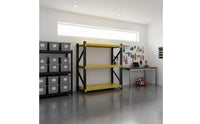 Industrial Storage Shelving Multi-Layer Heavy Duty Shelving Rack Adjustable Shelves 4 Tier Metal Storage Shelf for Warehouse, Pantry, Basement