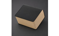 Straw-Textured PU Leather Watch Box Flip-Top Watch Display Box Hinged Lid Accessory Storage Padded Insert
