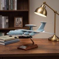 1:240 Airborne Early Warning Plane Display Aircraft Model Scale Airplane Model for Collectors, Shelf