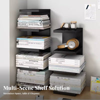 L-Shaped Bookend unobtrusive Design Book Organizer Sturdy for Study Room, educators