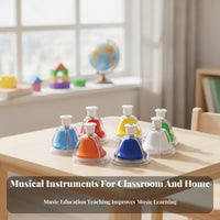 8 Pieces Educational 8 Note Hand Bell Set Interactive Play Children's Plaything