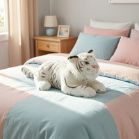 Tiger Stuffed Animal Cute Tiger Stuffed Toy Adorable Long-Lasting for Children, Playroom, Bedroom