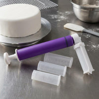 Manual Cake Violet Barrel Cake Translucent Cups Manual Decorating Tool