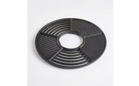 Sectioned Grill Plate Smooth Circular Griddle Plate Heat Resistant Cooking Equipment
