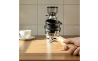 Three-Ear Dosing Collar Stepped Body 58 Mm Dosing Collar Portafilter Funnel Black Coffee Specialist Gear Lightweight