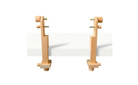Clamp-on Embroidery Hoop Stand Adjustable Embroidery Frame Stand Beech Wood Cross Stitch Holder Sturdy for Embroiderers