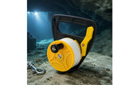 Diving Hand Reel Unified Handle Scuba Reel Yellow Spool Underwater Equipment for Boat Use