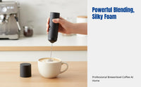 220V Rechargeable Whisk Beater, Electric Hand Blender, Milk Frother, Compact Kitchen Appliance, High Speed, Home Use