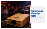 Square Cajon Drum, Portable Hand Drum, Wooden Percussion Box, Travel Hand Slap Drum, Multiple Options