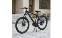 Double-Leg Bike Kickstand Heavy-Duty Center-Mount Bike Kickstand Stand Stable Metal for Cyclists, Commuting, Touring