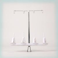 Four-Thread Spool Stand Space-Saving Thread Stand with Four Hooks Sewing Accessory Heavy-Duty Ergonomic for Quilters