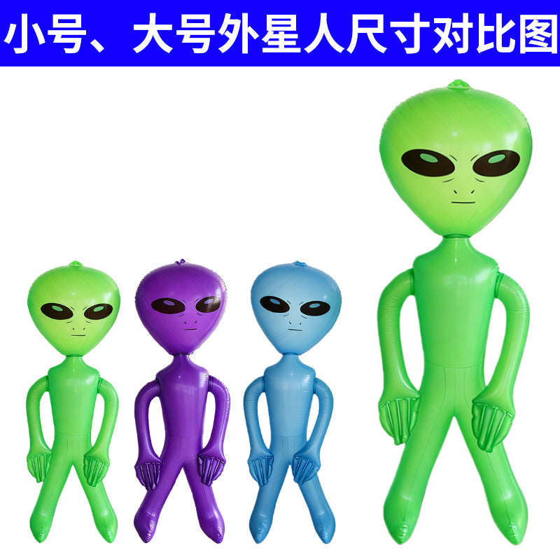 Inflatable Alien Halloween Decoration PVC 152CM