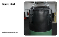 Stable Base Freestanding Striking Bag Stand Easy Assembly Striking Bag Stand Multi-Station Boxing Frame for Boxers, Combat Artists, Athletes, Home Gym, Workout, Garage