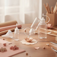 Needle Tip Glue Bottle Multipurpose Needle Tip Applicator Bottle Precision Applicator with Funnel Leak-Proof Reusable