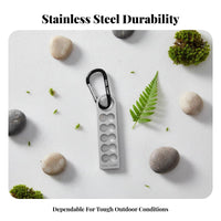 Tent Stake Organizer Plate Keeps Stakes Organized Peg Rack Portable Outdoor Availabilityory for Outdoor Enthusiasts, Backpackers, Campsite, Hiking
