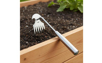 Multi-Purpose Stainless Steel Weeding Tool Rust-Resistant Root Weeder Long-Lasting Soil Loosening Tool for Yard