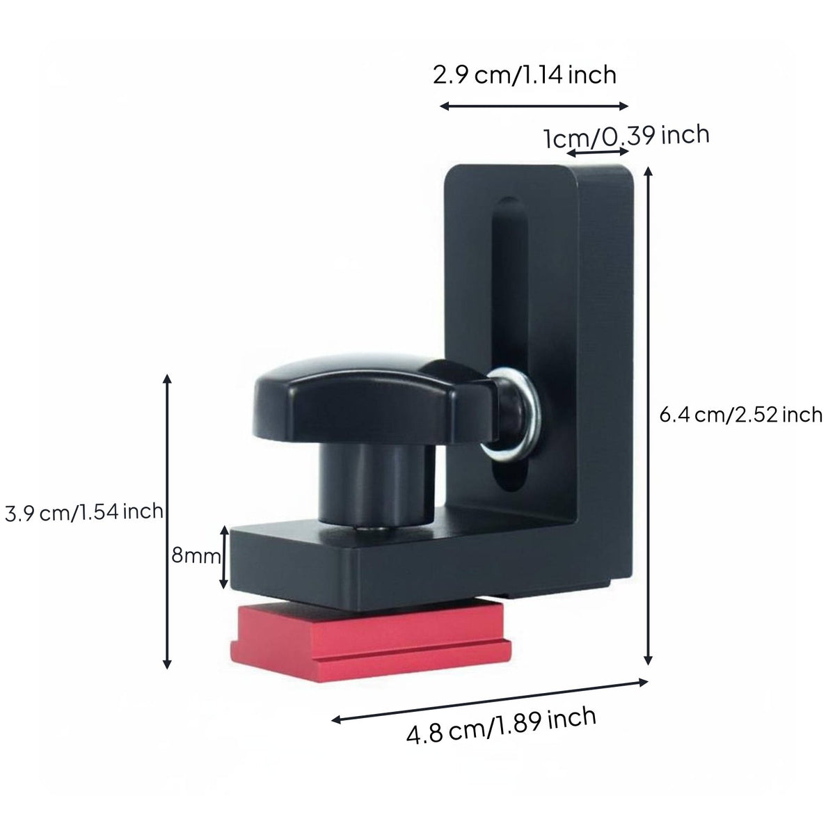 Easy Slide and Lock Woodworking Fence Stop Anodized Finish Adjustable Positioning Fixture Lightweight Design Repeatable Cut Jig Time Saving for Carpenters, Workshop