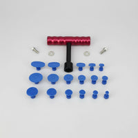 19 Pieces Car Hail Damage Repair Kit DIY Easy-to-Use Paintless Dent Repair Kit Auto Frame Dent Puller Easy Use for Home Garage