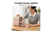Transparent Drawers Stackable Multi-Drawer single unit adaptable Multi-Drawer Parts Chest Minimalist Design Desk Organizer long-finaling for Students, Office Workers, educators, Study Room, Classroom, Workshop, Vanity