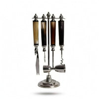 Bar Utensil Display Stand Decorative Standing Bartender Tool Holder Freestanding Bartender Tool Holder Stand for Drinks Corner