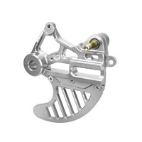 Rear Brake Disc Guard Aluminum Alloy Brake Guard with Bracket Motorcycle Disc Protector for Unpaved Terrain