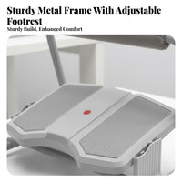 Anti-Slip Design Adjustable Footrest Massaging Surface Adjustable Angled Foot surface Ergonomic Aid for Office Workers, Students, enthusiasts, Under a Desk, Home, Study Room, Gaming Setup