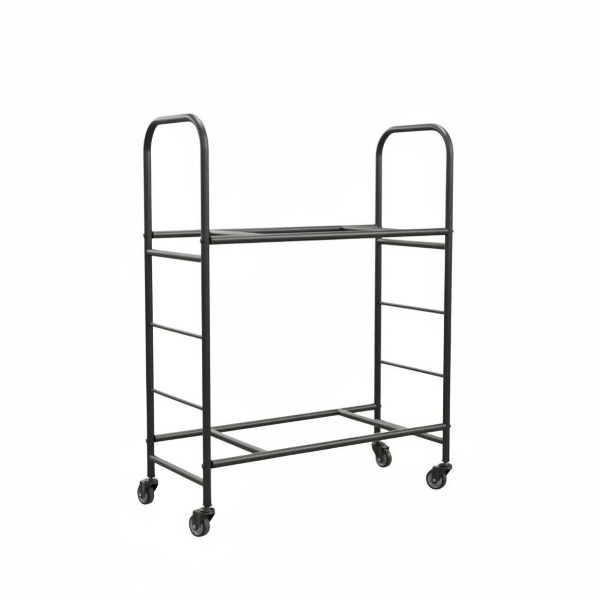 Rolling Tire Display Rack on Wheels Storage System Large Capacity for Showroom