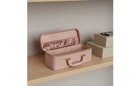 Large Capacity 15-Slot Bangle Box Luxury Design Jade Bangle Storage Box Elegant Look Jewelry Travel Case Dust Protection